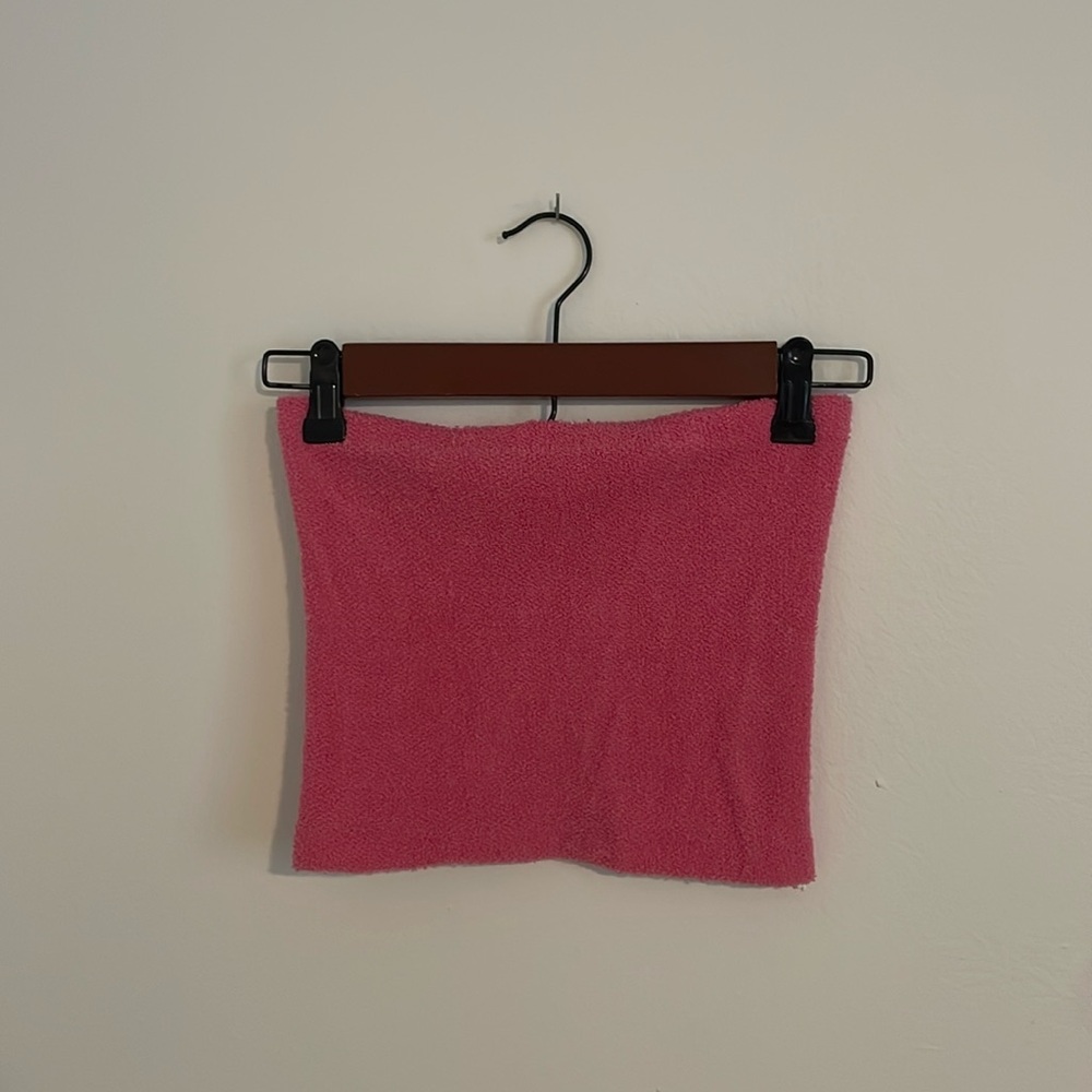 Pink tube top